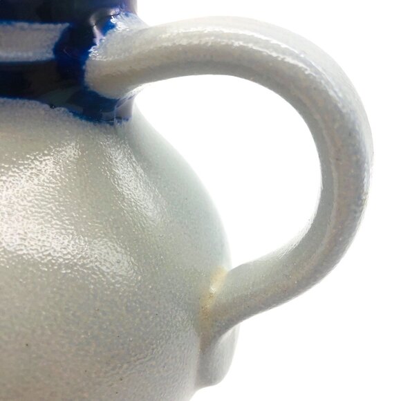 Merkelbach Goebel Vintage Salt Glazed Pottery Pitcher West Germany Blue Diamond - Picture 7 of 9